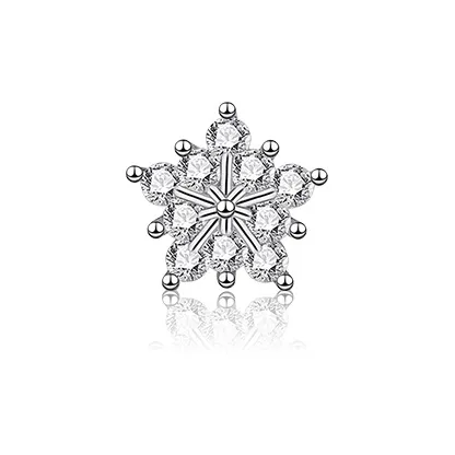 LUCA 925 Sterling Silver Stud Earrings Women's-0