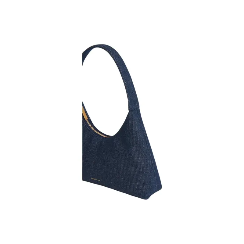 MANSUR GAVRIEL Soft Calfskin Handbag Mini Women's Denim Blue-3