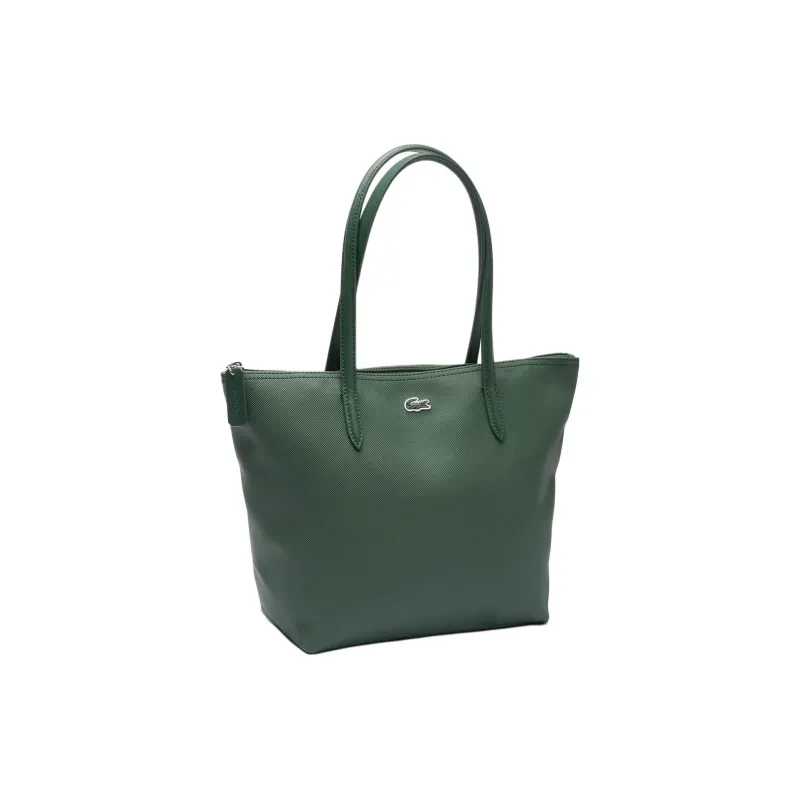 LACOSTE PVC Tote Bag Shopping Bag Handbag Regular Women's Coriander Green-1