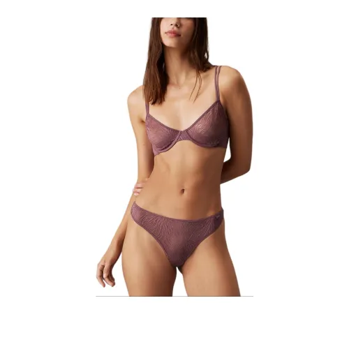 CALVIN KLEIN Bra Women's Rose Red