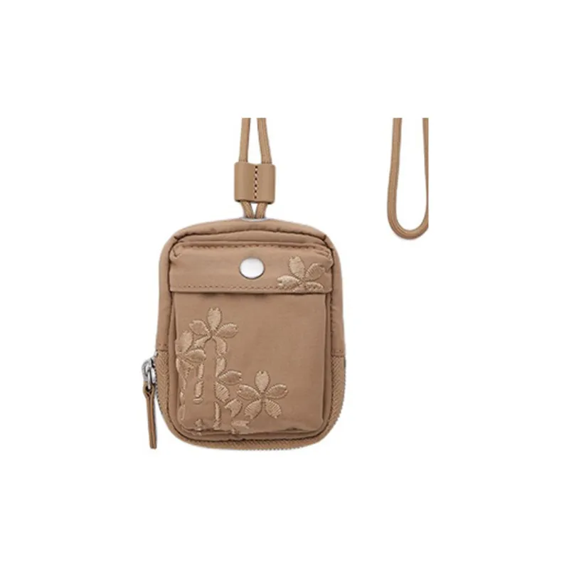 COS Cotton Blended With Polyester Pendant With Key Pouch Mini Men's Beige-1