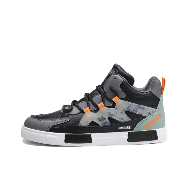King Jinmai Slip Resistant Mid Top Skateboard Shoes Men's-3