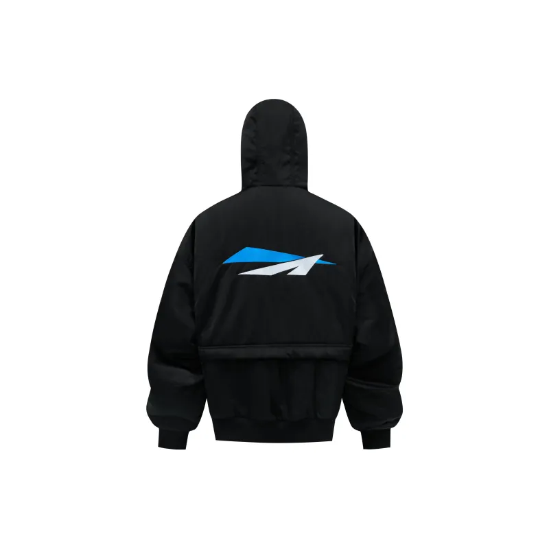 False Perception Jackets Coats Unisex Black-1
