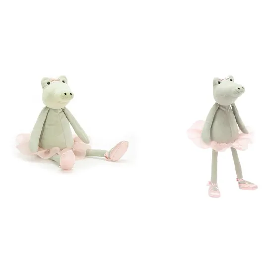 JELLYCAT Animal Ballet Crocodile Dolls Plush Doll 33cm Height-3
