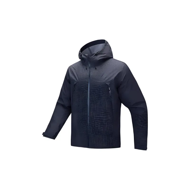 Anta Outdoor Collection Waterproof And Windproof Windbreaker Jacket Men's Midnight Blue-0