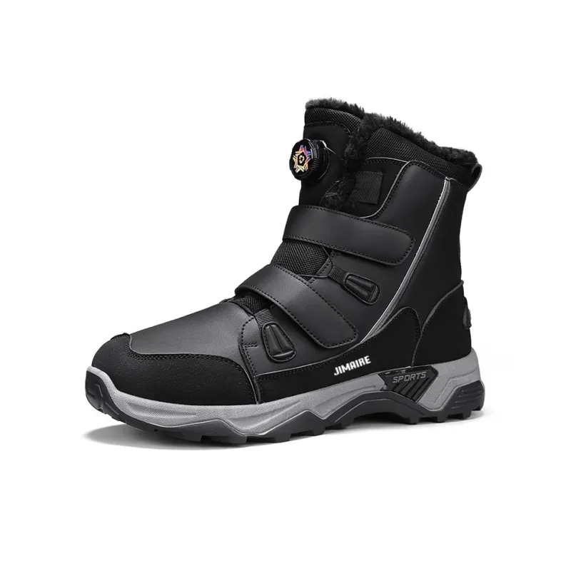 King Jinmai Warm Slip Resistant Short Snow Boots Unisex-7