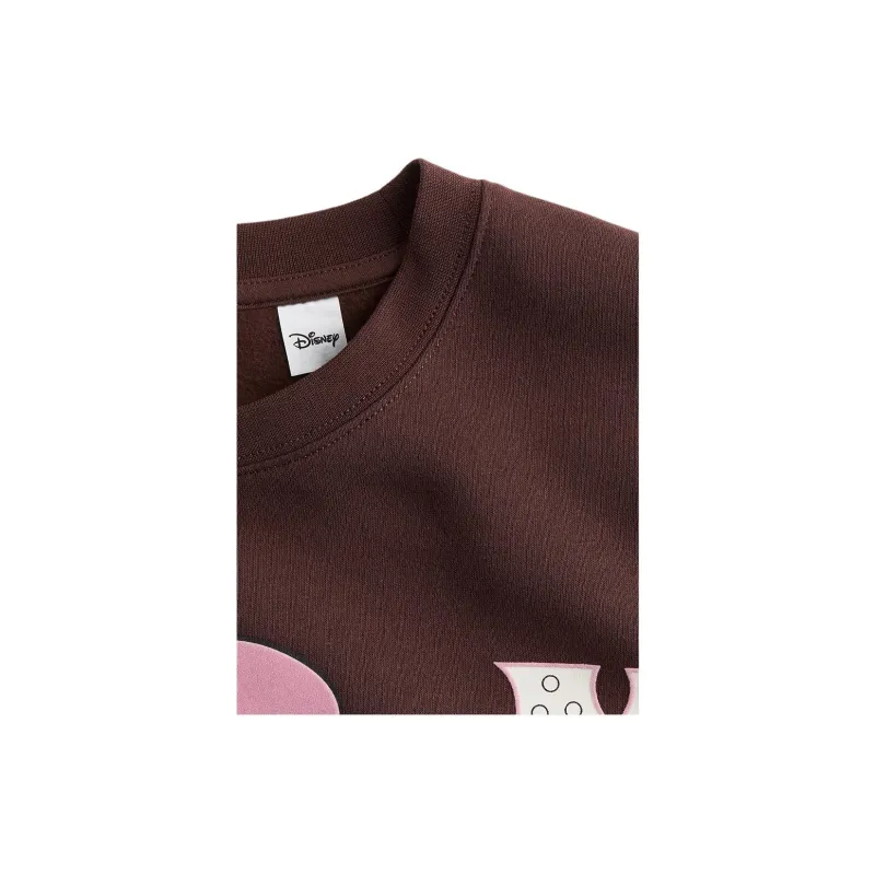H&M New Year SS25 Sweatshirt Women's Dark Brown-2