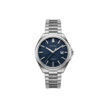 Fiyta Photographer Collection Automatic Mechanical Movement Stainless Steel Strap Watch Men's Watches Blue Dial