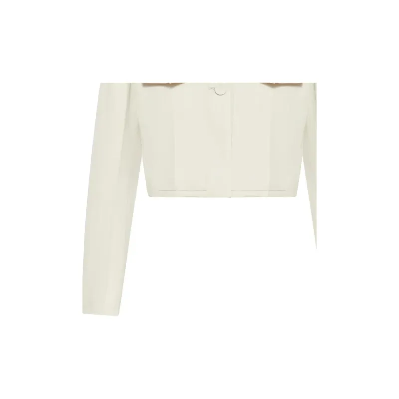 FENDI Jackets Coats Women's White-2