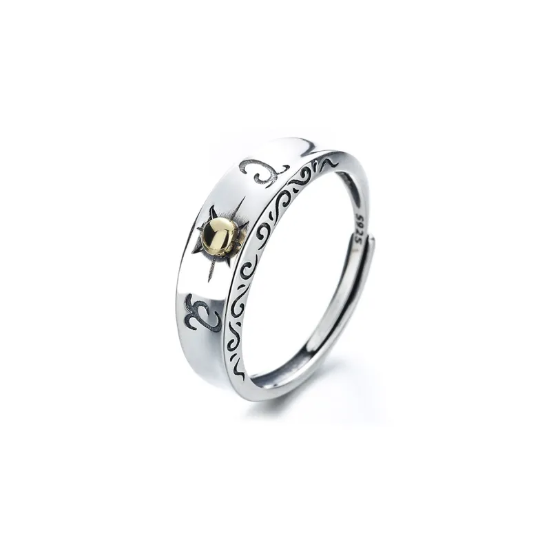 XIHUILIN S925 Sterling Silver Rings Unisex-6