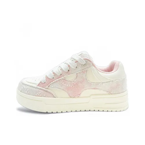 ITGI Anti Slip Wear Resistant Low Top Skateboard Shoes Women's Pink