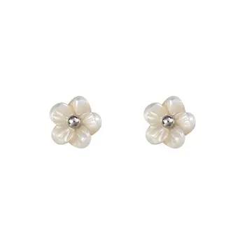 May10th S925 Silver Stud Earrings Women's