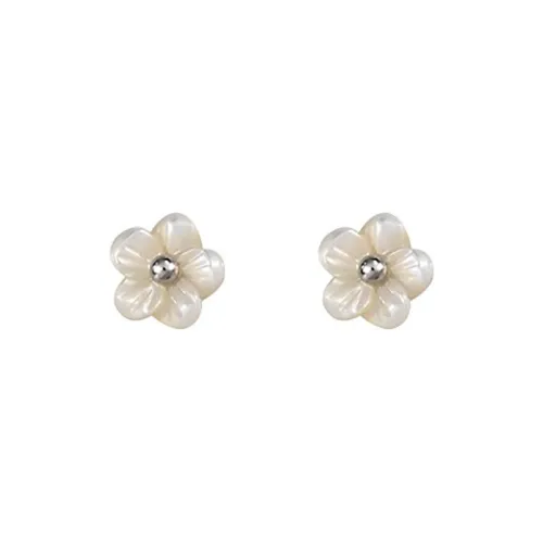 May10th S925 Silver Stud Earrings Women's