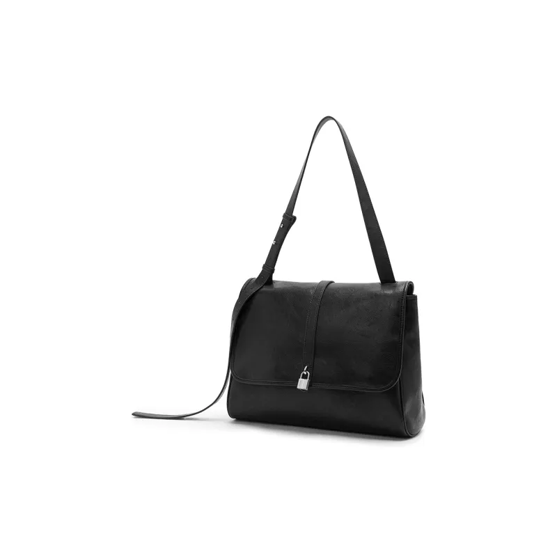 JONBAG Synthetic Leather Shoulder Bag Couple Large Size Women's Mocha/Black-9
