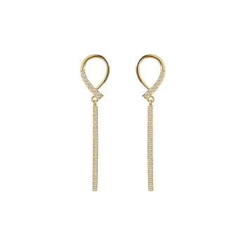 WAW Gold Plated Copper Earrings Women's Gold