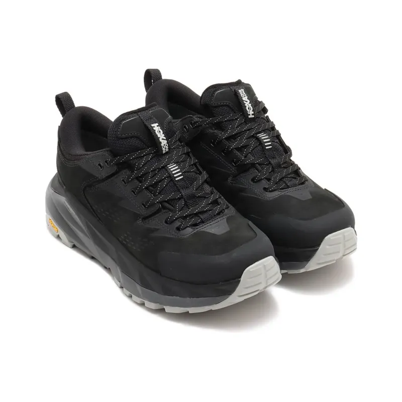 HOKA ONE ONE Kaha Anti-Slip Wear-Resistant Low-Top Trekking Shoes Men's Black-2