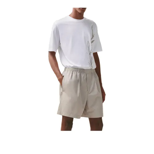 HERMES Casual Shorts Men's Lime Gray