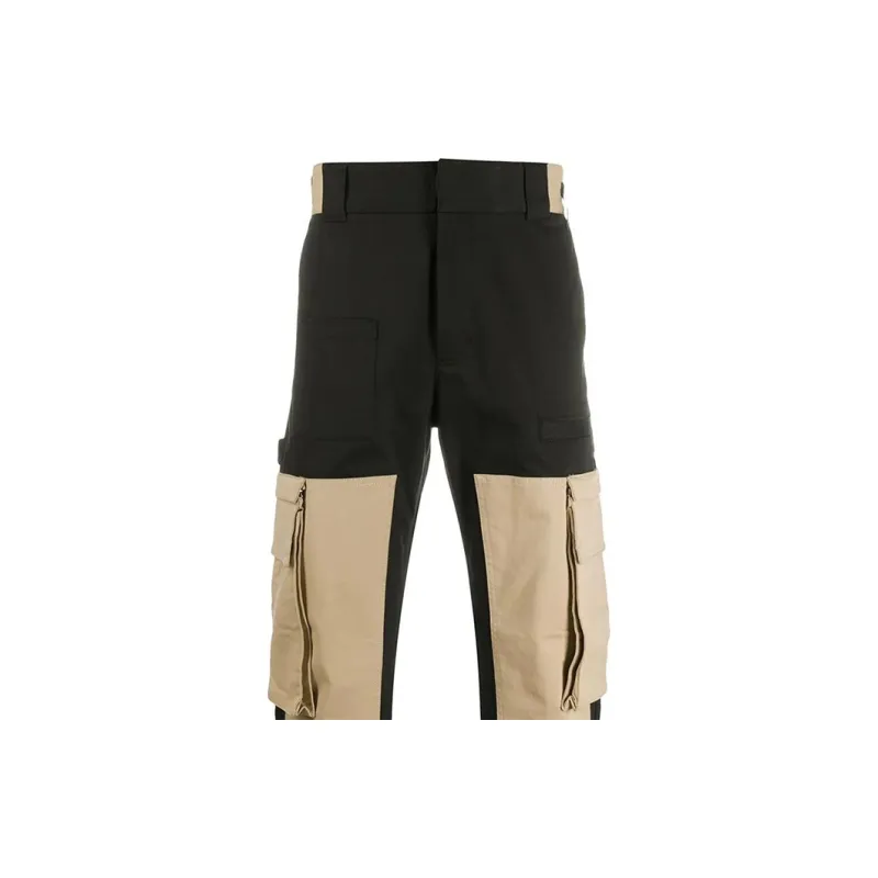 FENDI Cargo Pants Men Black-2