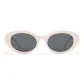 Ecru Frame with Gray Lens