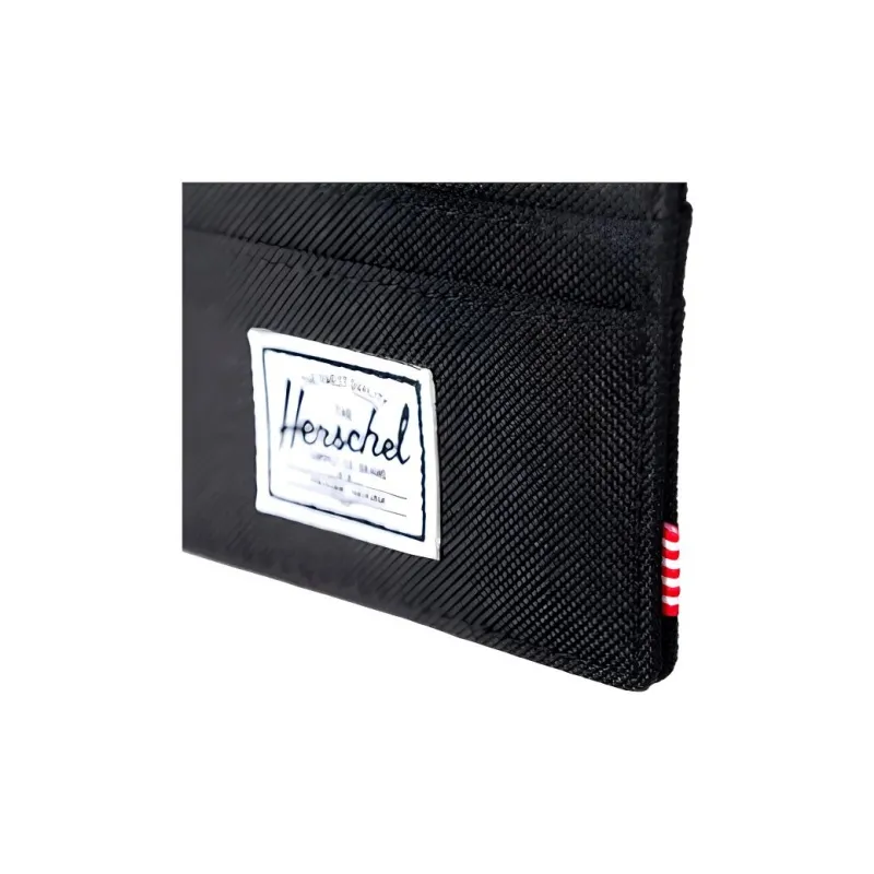 Herschel Recycled Material Card Holder Regular Men's Black-3