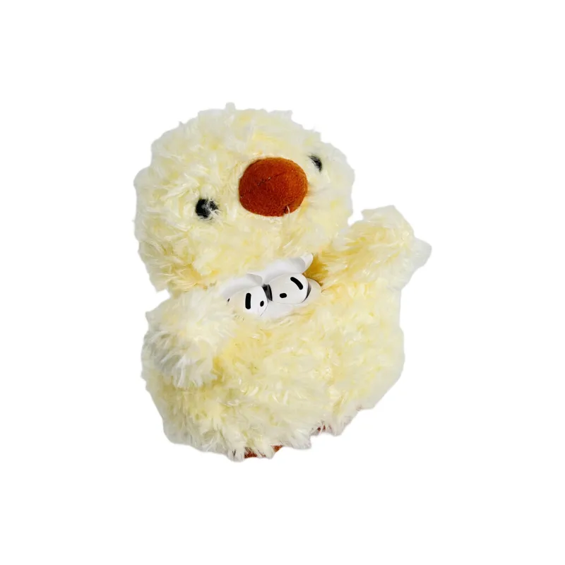 Wei Xin Compatibility With Apple AirPods 4/2/3/4th Generation/AirPods Pro/Pro 2 Plush Chick Headphone Cases-2