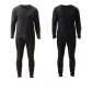 2 Clothing Sets[Dark Gray+Black]