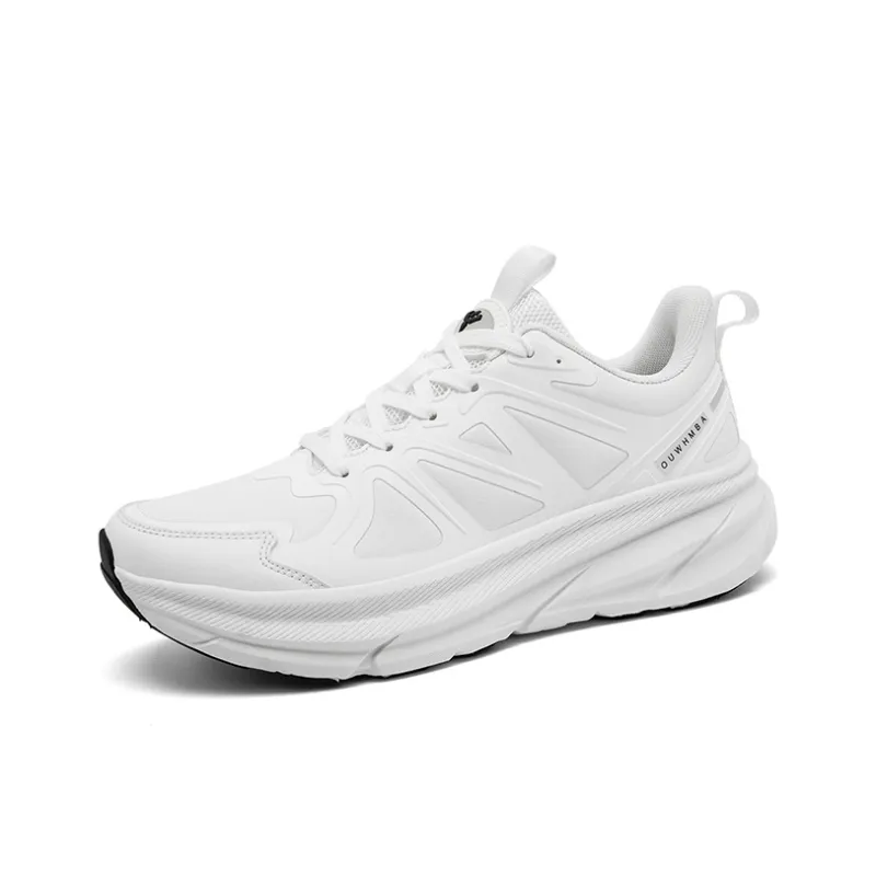 OUWENHEIMANBA Running Shoes Unisex Low Top Black/Neon Orange/White/Gray/Green/Gold-71