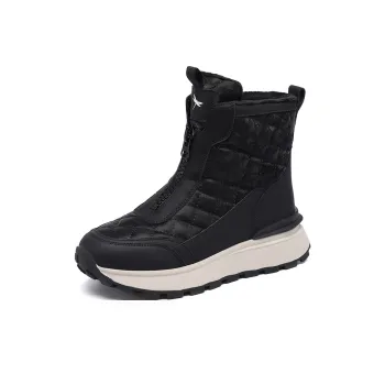RED DRAGONFLY Snow Boots Women's Black/Beige