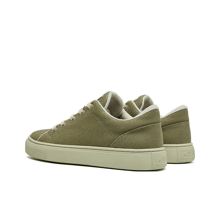 Oak Elephant Coverage Low Top Canvas Shoes Men's Khaki-3