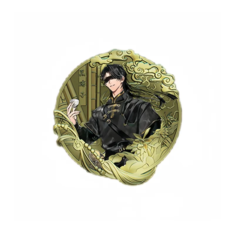 Sambo The Lost Tomb Zhang Qiling Wu Xie Metal Collectible Card Collectible Coin Collectible Cards 1 Pc-13