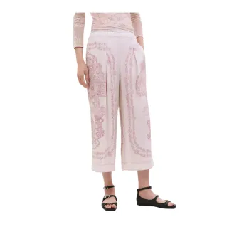 HERMES FW24 Pajama Pants Women's Pink