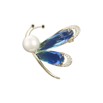 Lan Ying Alloy Artificial Crystal Brooches Women's