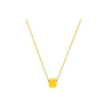 Master Kim 925 Silver Chain 3D Craft Gold Necklace Unisex