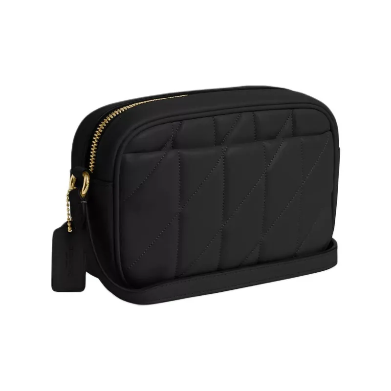 COACH Nappa Leather Camera Bag, Crossbody Bag, Shoulder Bag Mini Women's Black-1