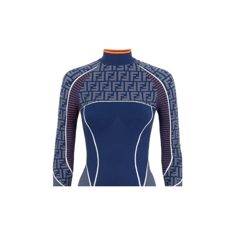 FENDI FW22 Sweater Women's Blue-4