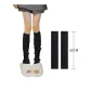 2 Pack (Black) Calf Socks, 50cm Length