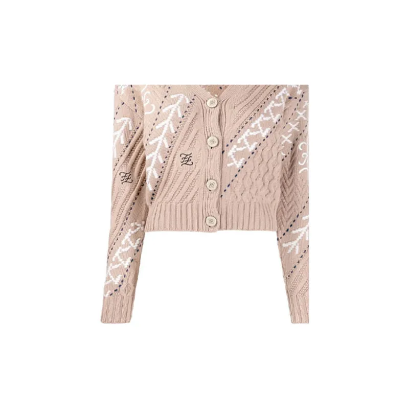 FENDI Cashmere Sweaters Women's Camel-4