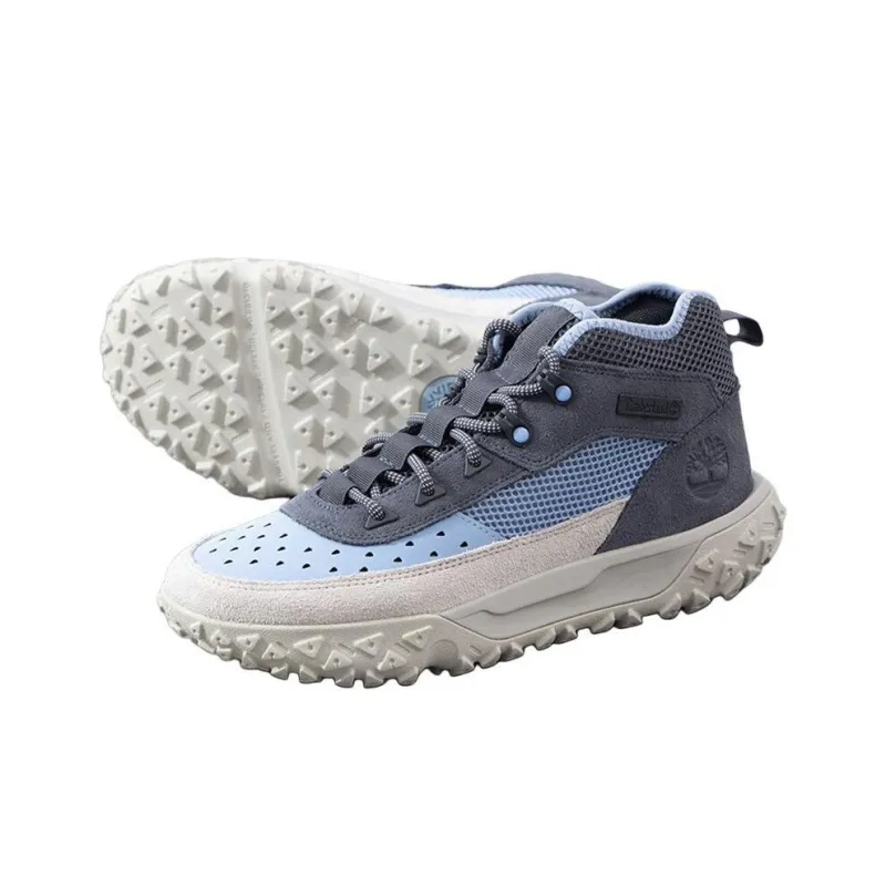 Timberland Greenstride Motion Anti Slip Wear Resistant Mid Top Trekking Shoes Men's Blue-3