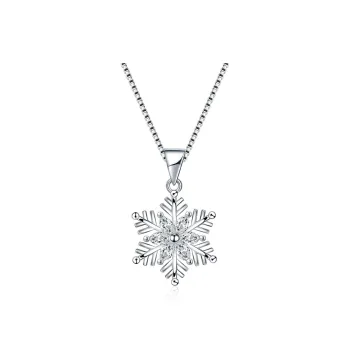 KING OF BLING 925 Sterling Silver With Zircon Necklaces Women's