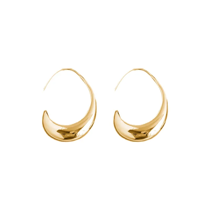 WAW Gold Plated Copper Earrings Women's-0