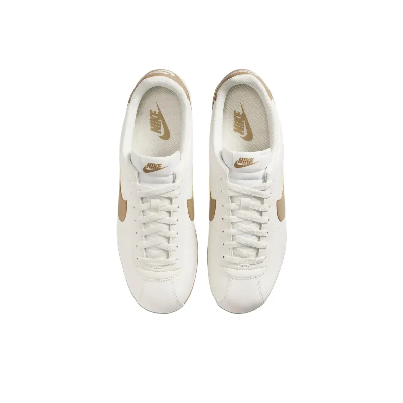Nike Cortez Leather Sail Gum Yellow Parachute Beige-2