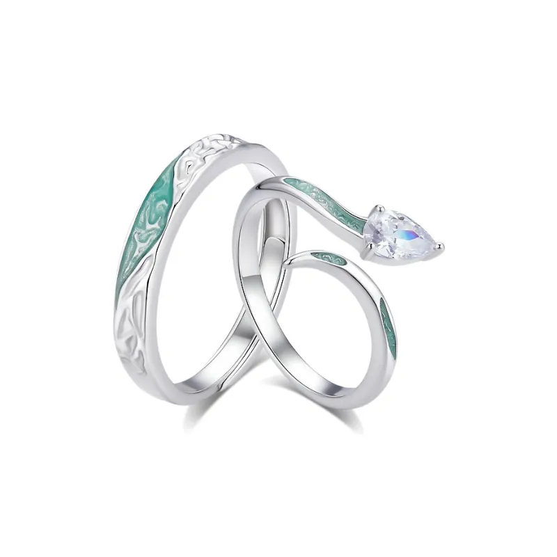 MISS TOOYA S999 Fine Silver Rings Unisex-0