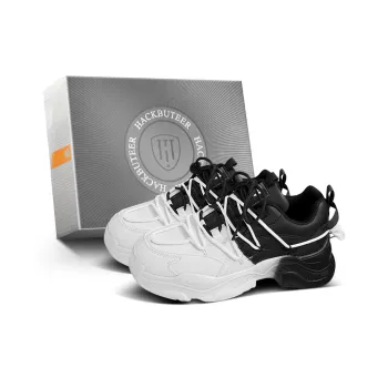 HACKBUTEER Low Top Chunky Sneakers Unisex Box
