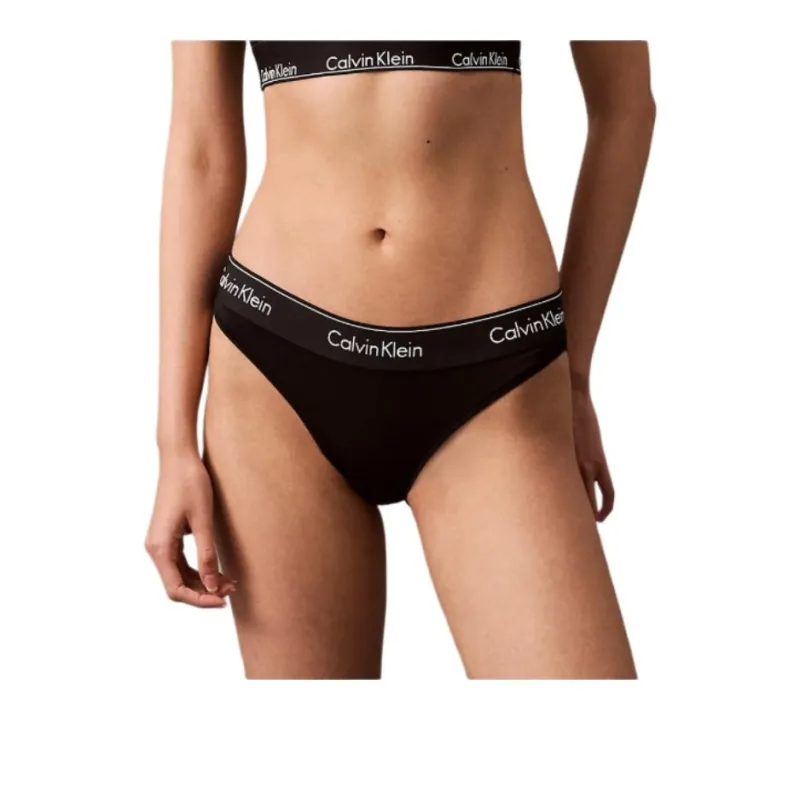 CALVIN KLEIN Underpants Europe Version Women's 1 Pack Black-0