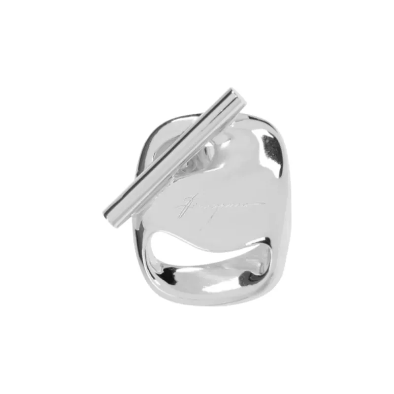 Ferragamo Logo Engraved Earrings-2