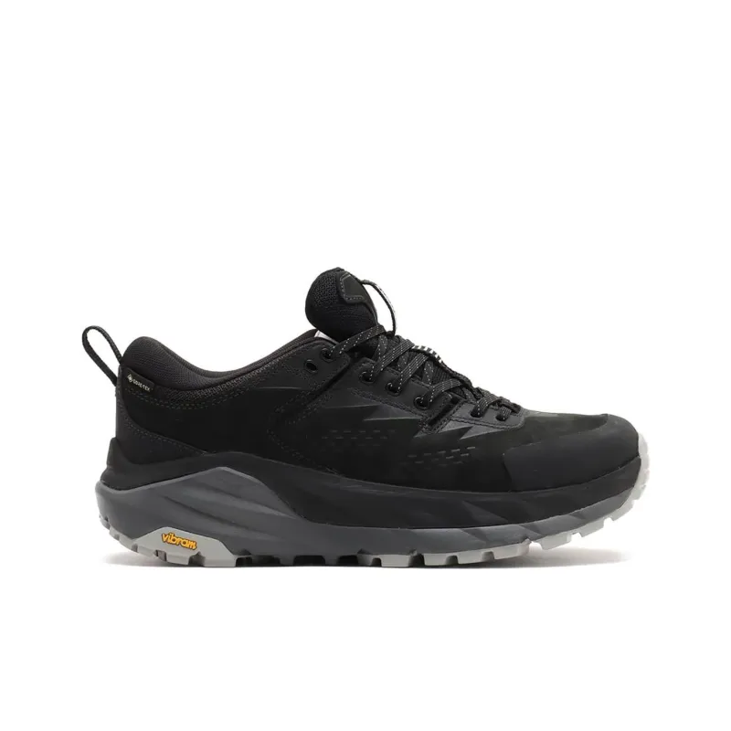 HOKA ONE ONE Kaha Anti-Slip Wear-Resistant Low-Top Trekking Shoes Men's Black-1