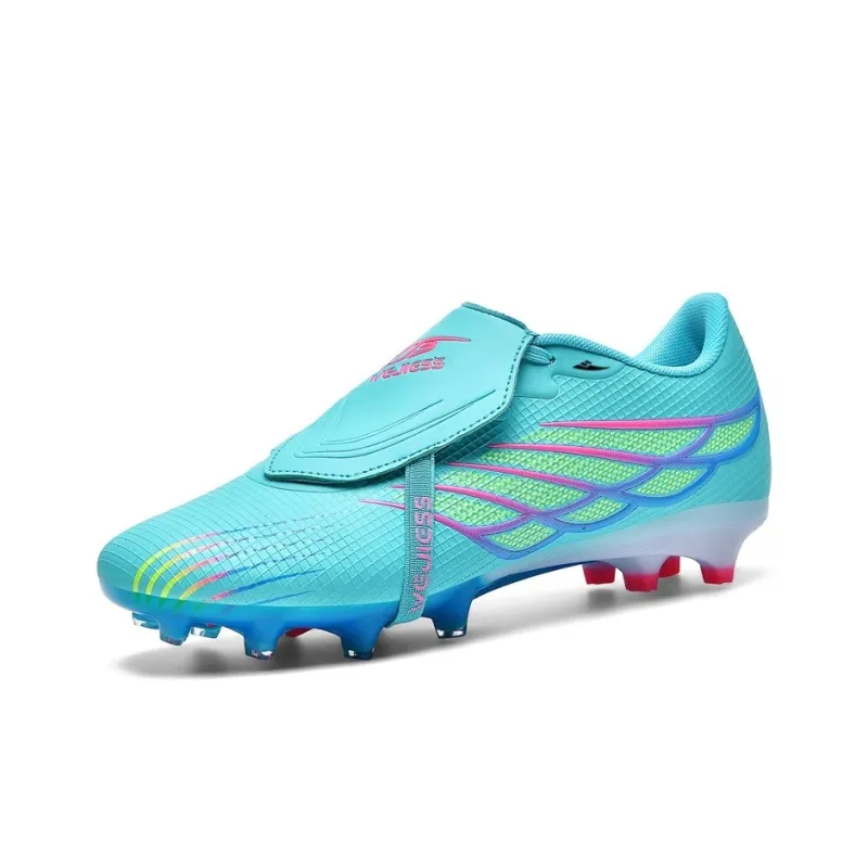 Kuding Slip Resistant Anti Kick Balance Low Top Kids' Soccer Shoes Teenagers-4