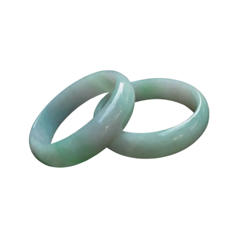 Jade Blossom Glutinous Jade Jadeite Bangles Kids'-0