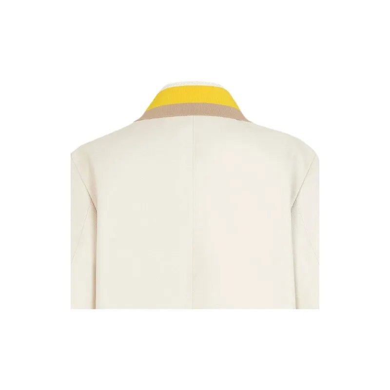 FENDI SS24 Jackets Coats Women's Beige-2