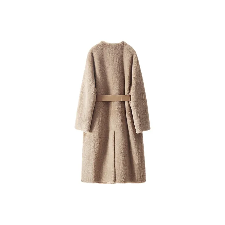 Kele Coco Fur Women's Light Camel-1